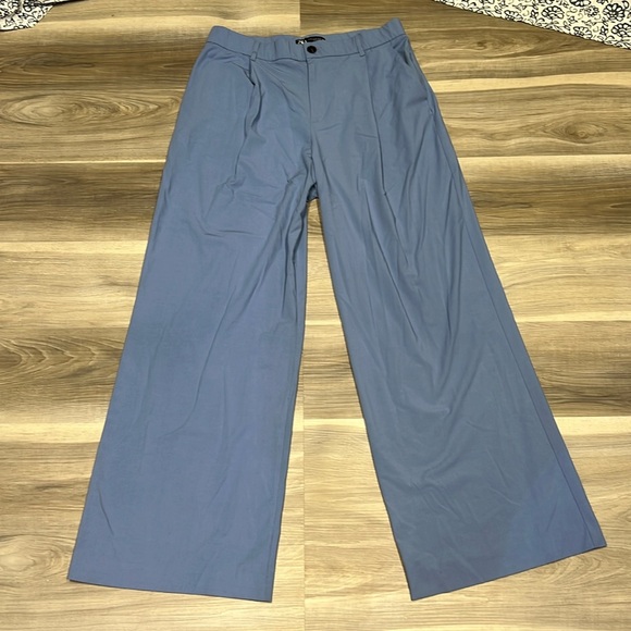 Zara Pants - Zara blue wide leg pants size XXL